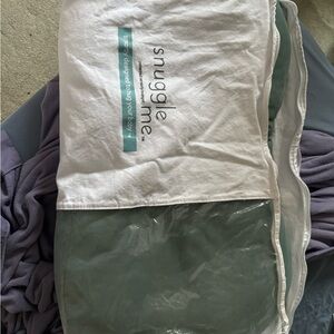 Snuggle Me Kids Duvet Cover - White and Green